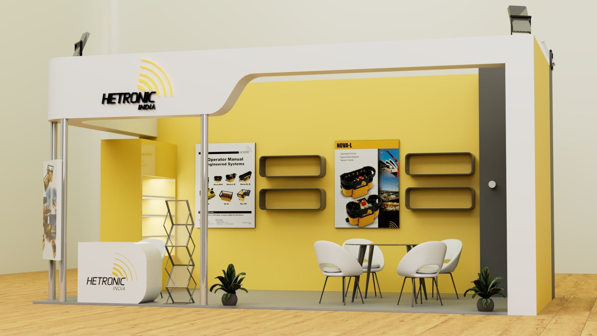 Exibition stall 3D model_3