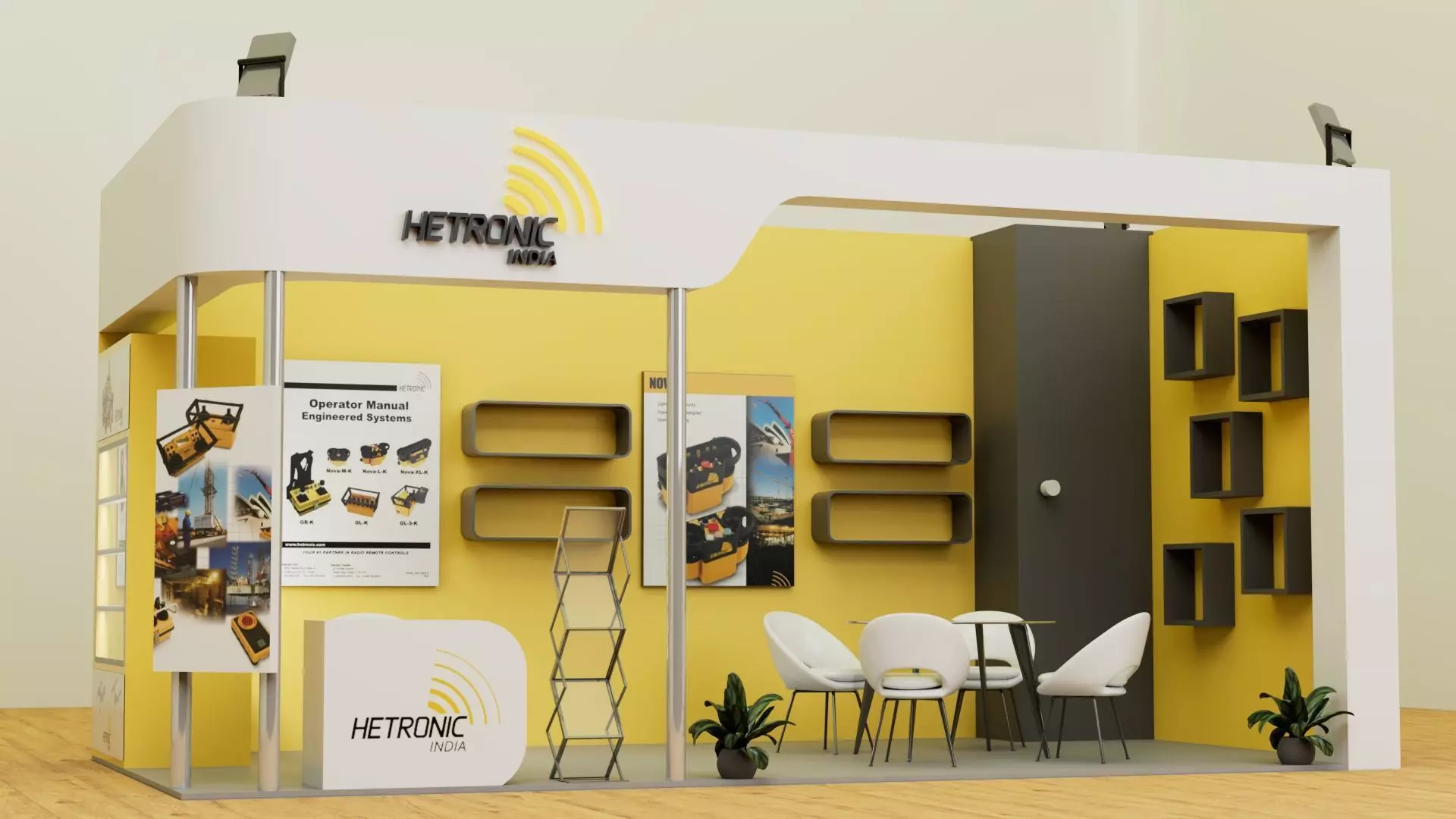 Exibition stall 3D model_0