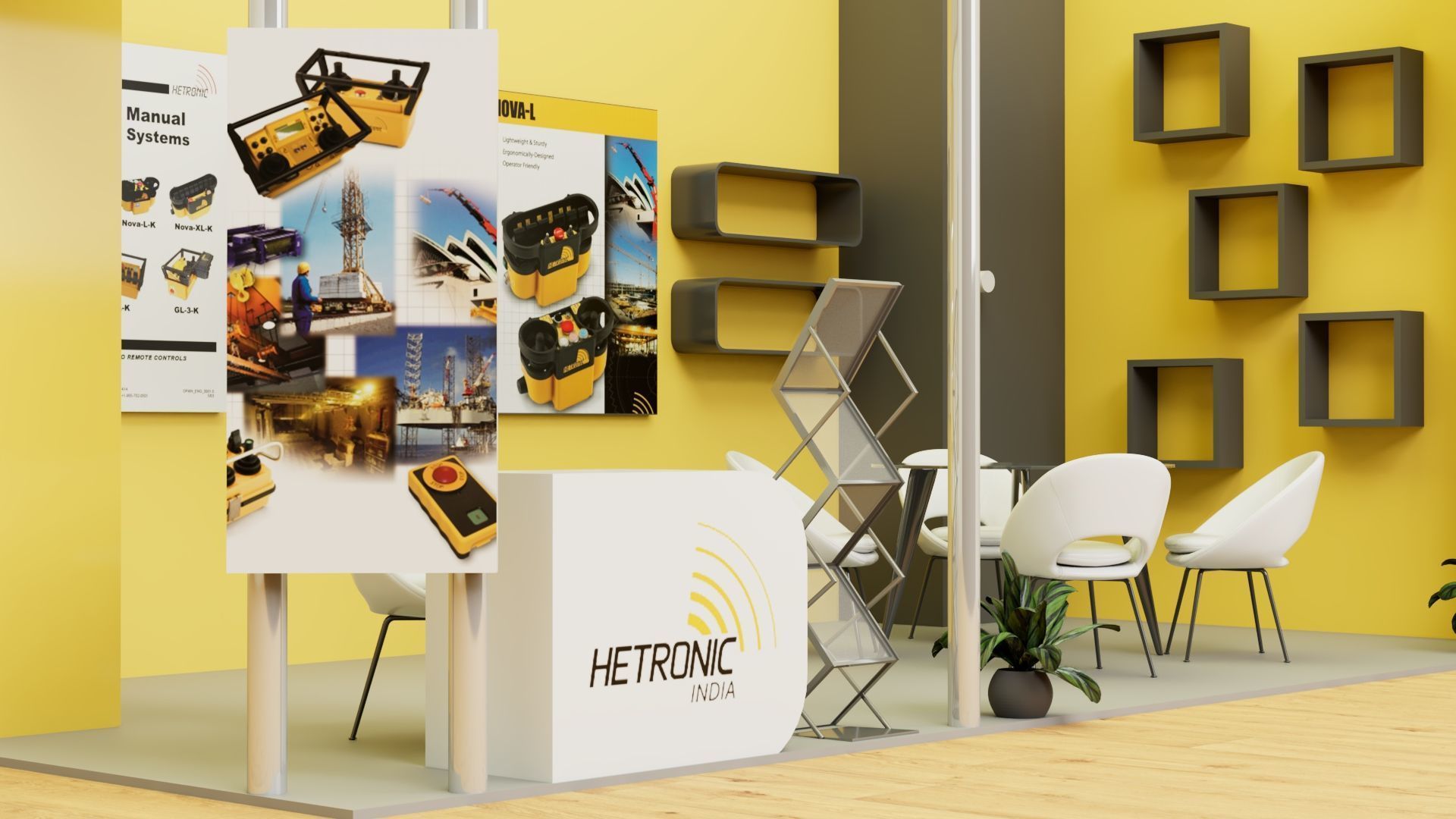 Exibition stall 3D model_2