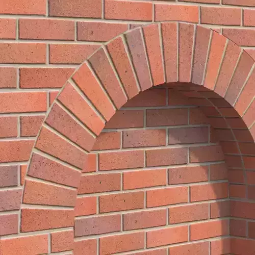 Mercia Orange Multi Brick Texture