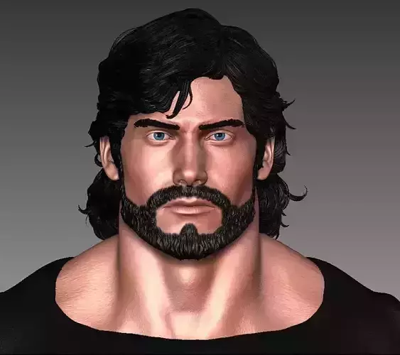 Superman Mullet Headsculpt   One12  3D print model