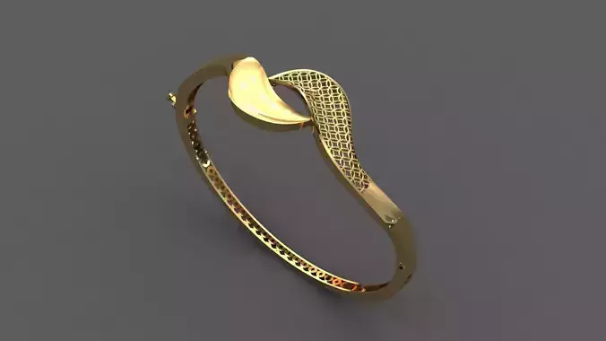 STL 3DM Plain Womens Bracelets Bangles Renders Women Bracelets 3D print model