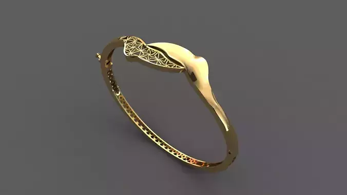 STL 3DM Plain Womens Bracelets Bangles Renders Women Bracelets 3D print model