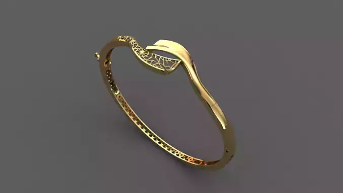 STL 3DM Plain Womens Bracelets Bangles Renders Women Bracelets 3D print model