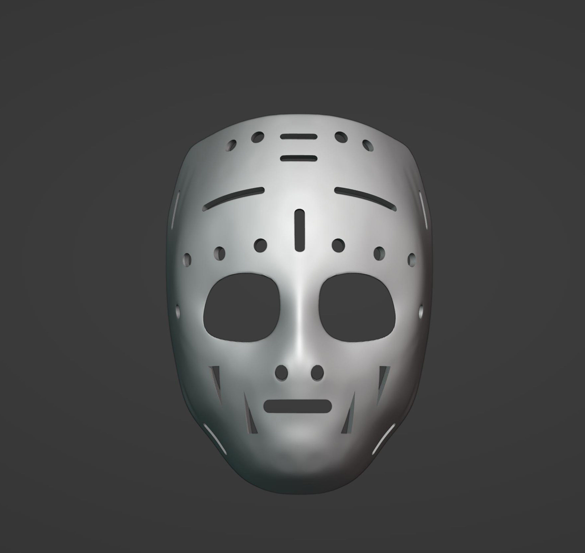 Gerry Cheevers Mask Hockey 3D print model_1