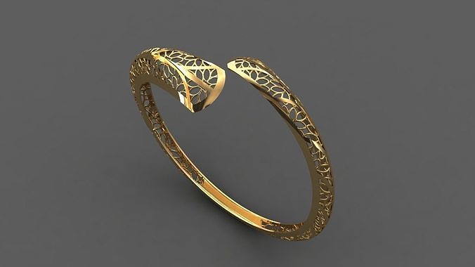 STL 3DM Plain Womens Bracelets Bangles Renders Women Bracelets 3D print model
