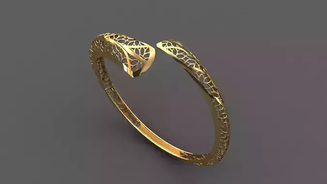 STL 3DM Plain Womens Bracelets Bangles Renders Women Bracelets 3D print model