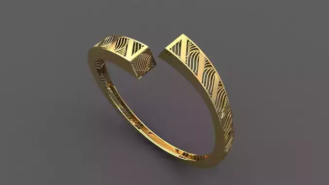 STL 3DM Plain Womens Bracelets Bangles Renders Women Bracelets 3D print model