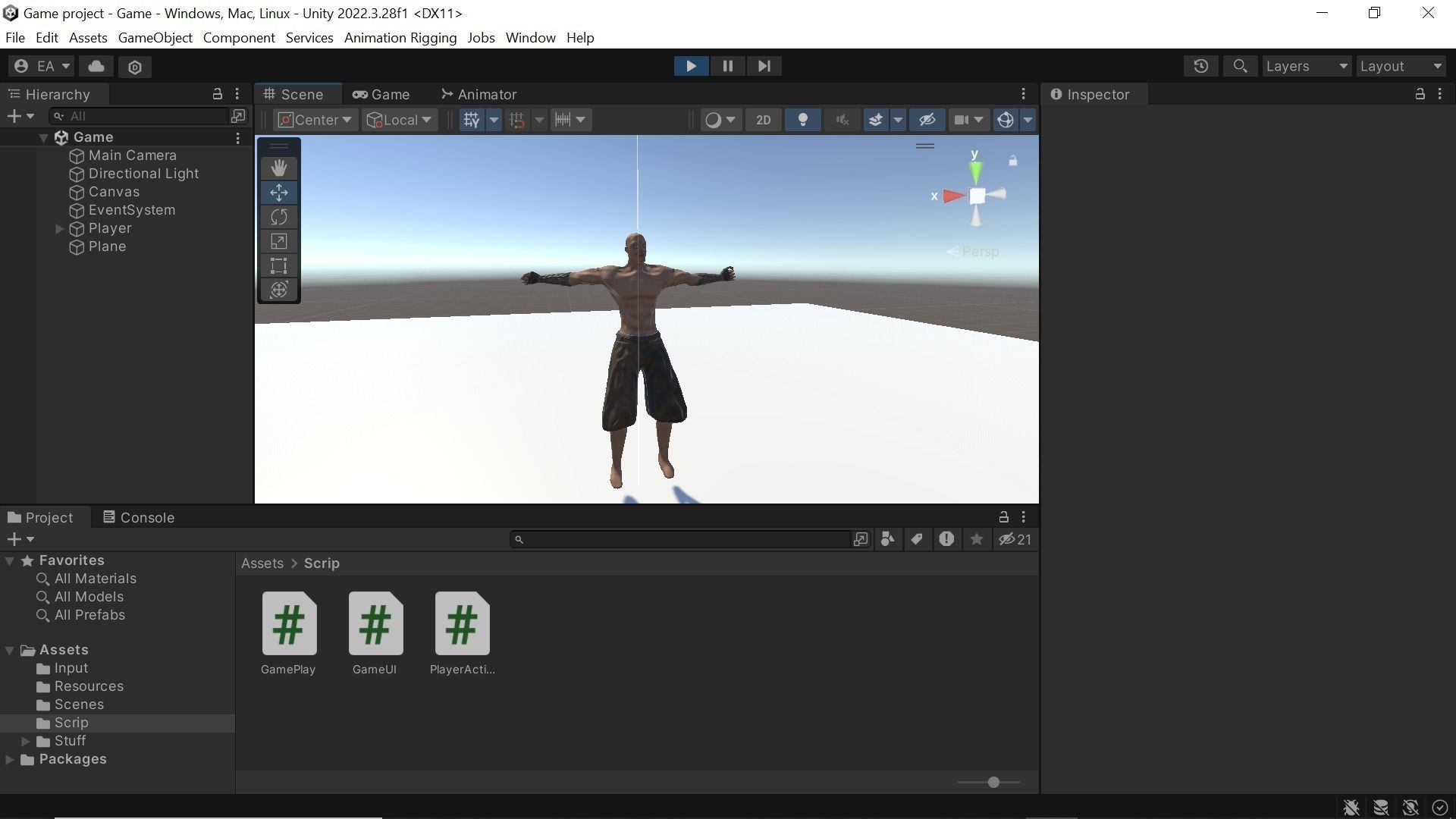 3dCharacter For Game Ready Unity Low-poly 3D model_3