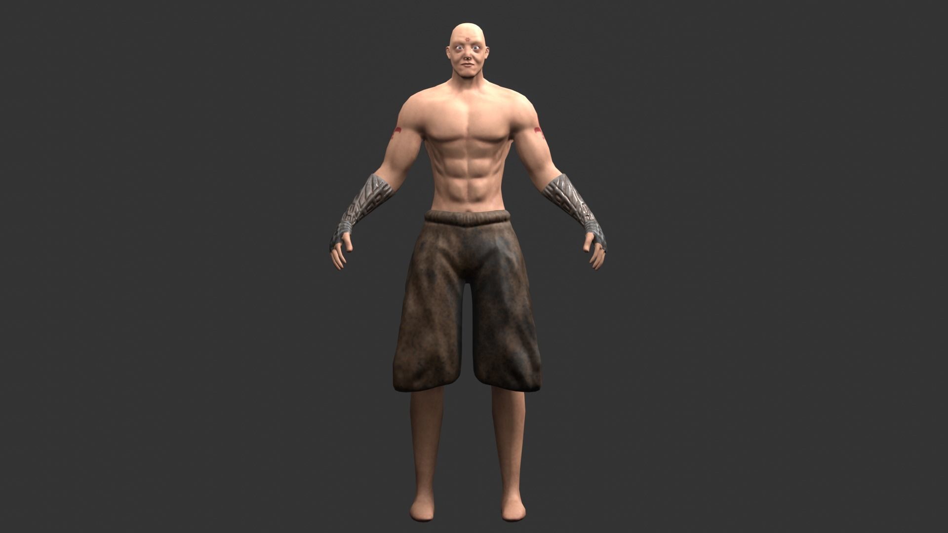 3dCharacter For Game Ready Unity Low-poly 3D model_2