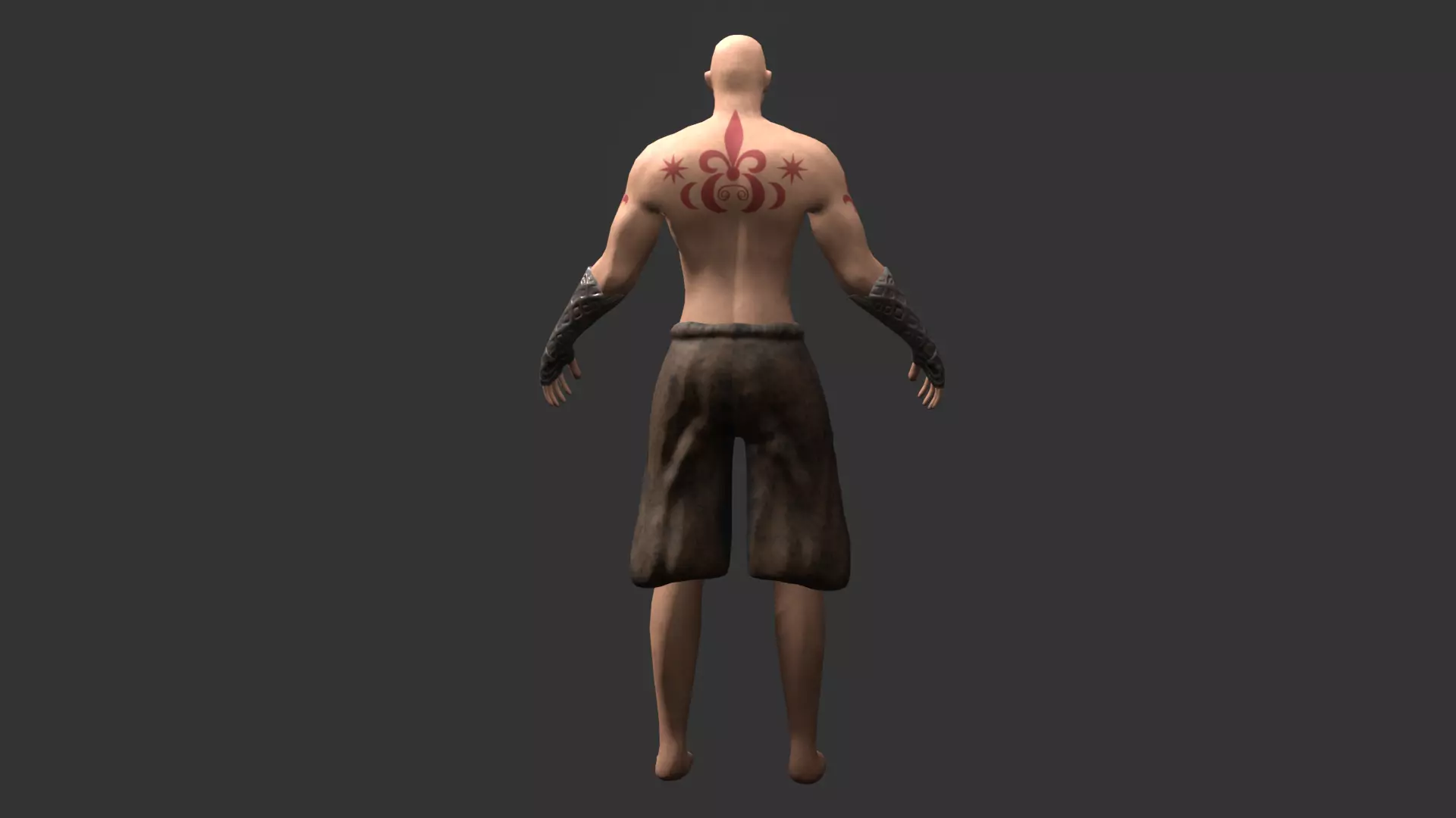 3dCharacter For Game Ready Unity Low-poly 3D model_0