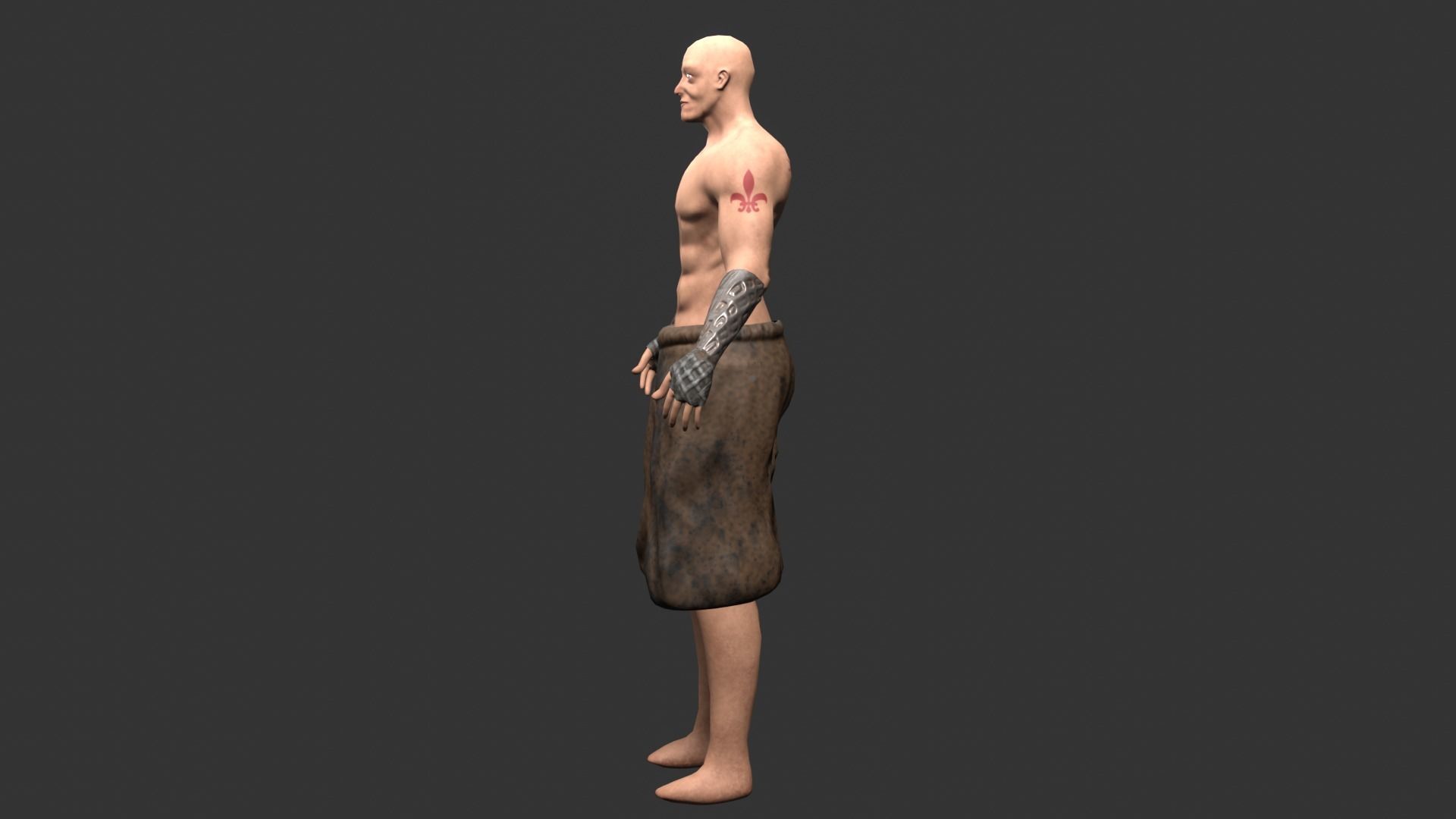 3dCharacter For Game Ready Unity Low-poly 3D model_4
