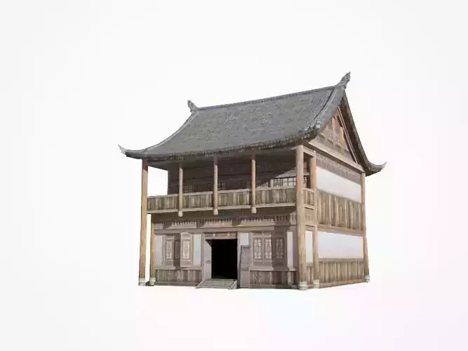 A dilapidated old house