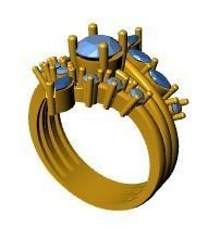 6 IN 1 Ring 3D print model_4