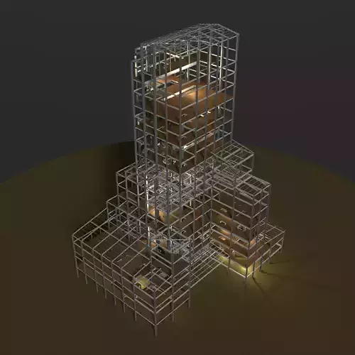 Industrial tower 24i01 3D model
