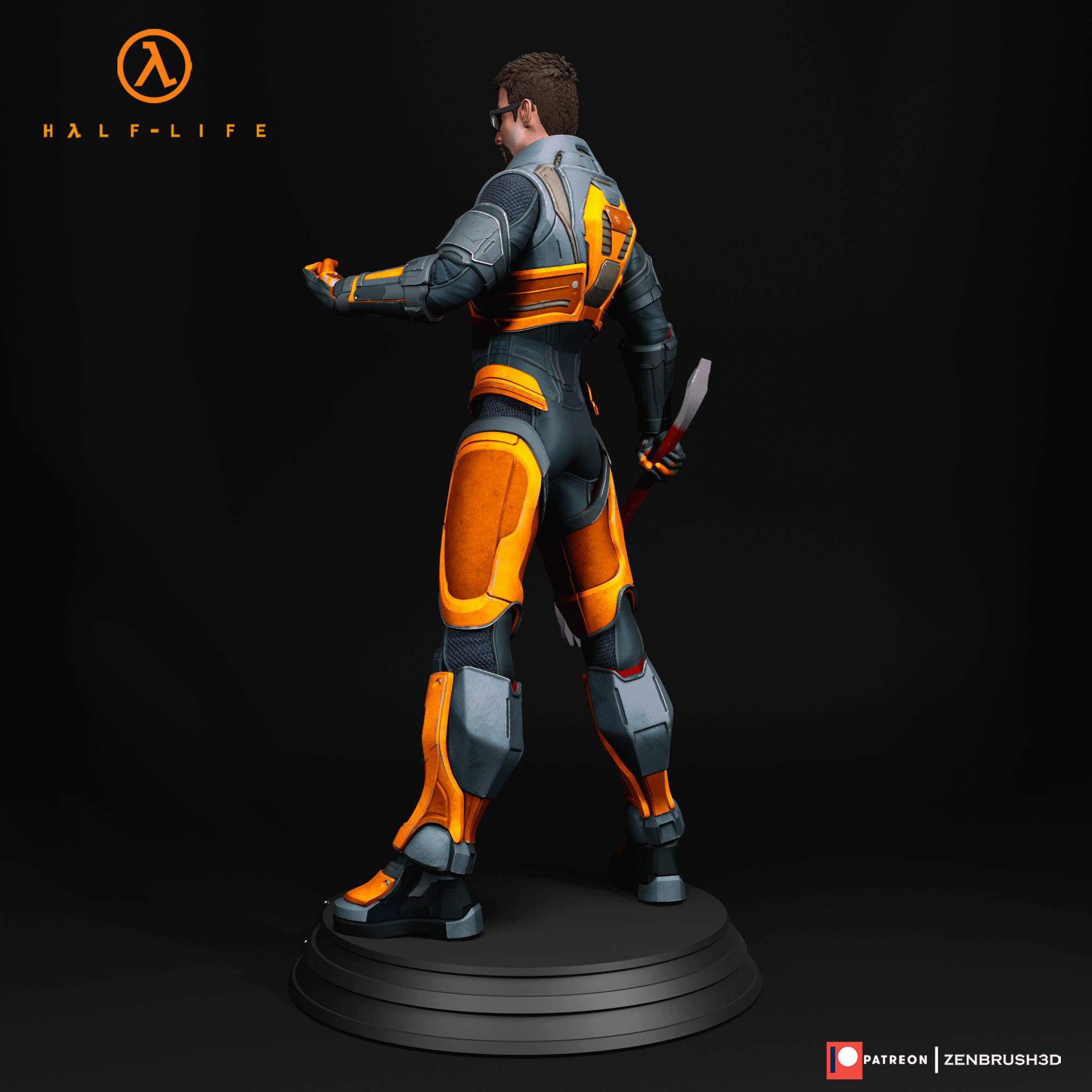 HALF LIFE - GORDON FREEMAN 3D PRINTING 3D print model_1