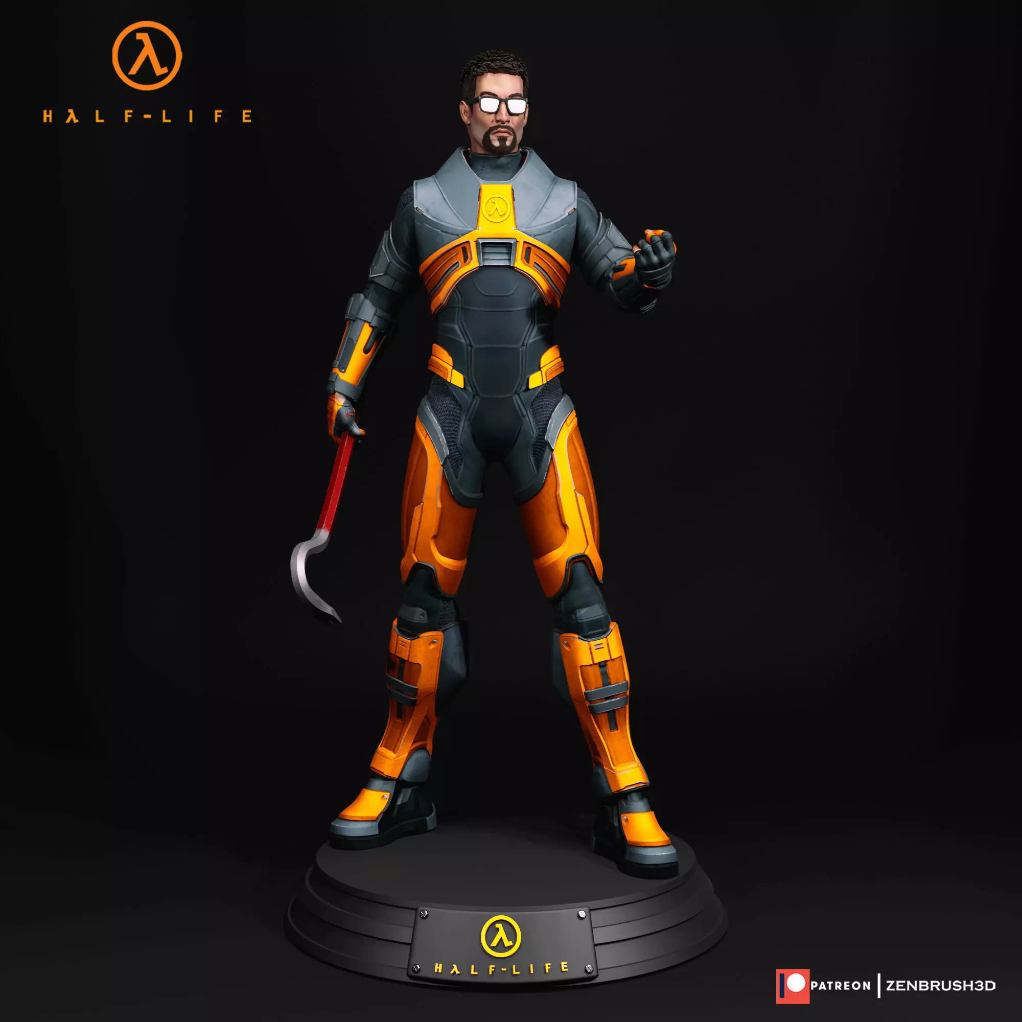 HALF LIFE - GORDON FREEMAN 3D PRINTING 3D print model_0