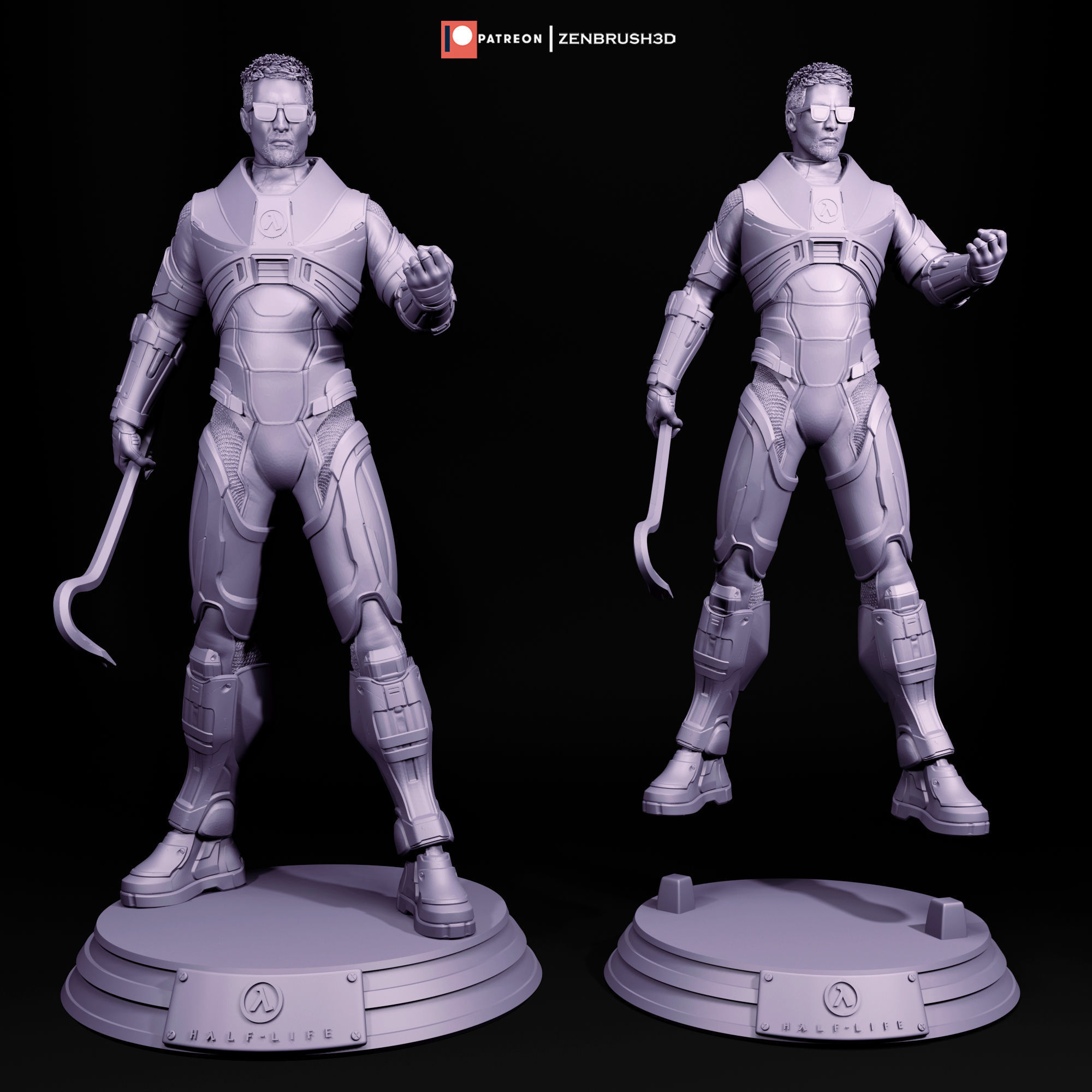 HALF LIFE - GORDON FREEMAN 3D PRINTING 3D print model_5