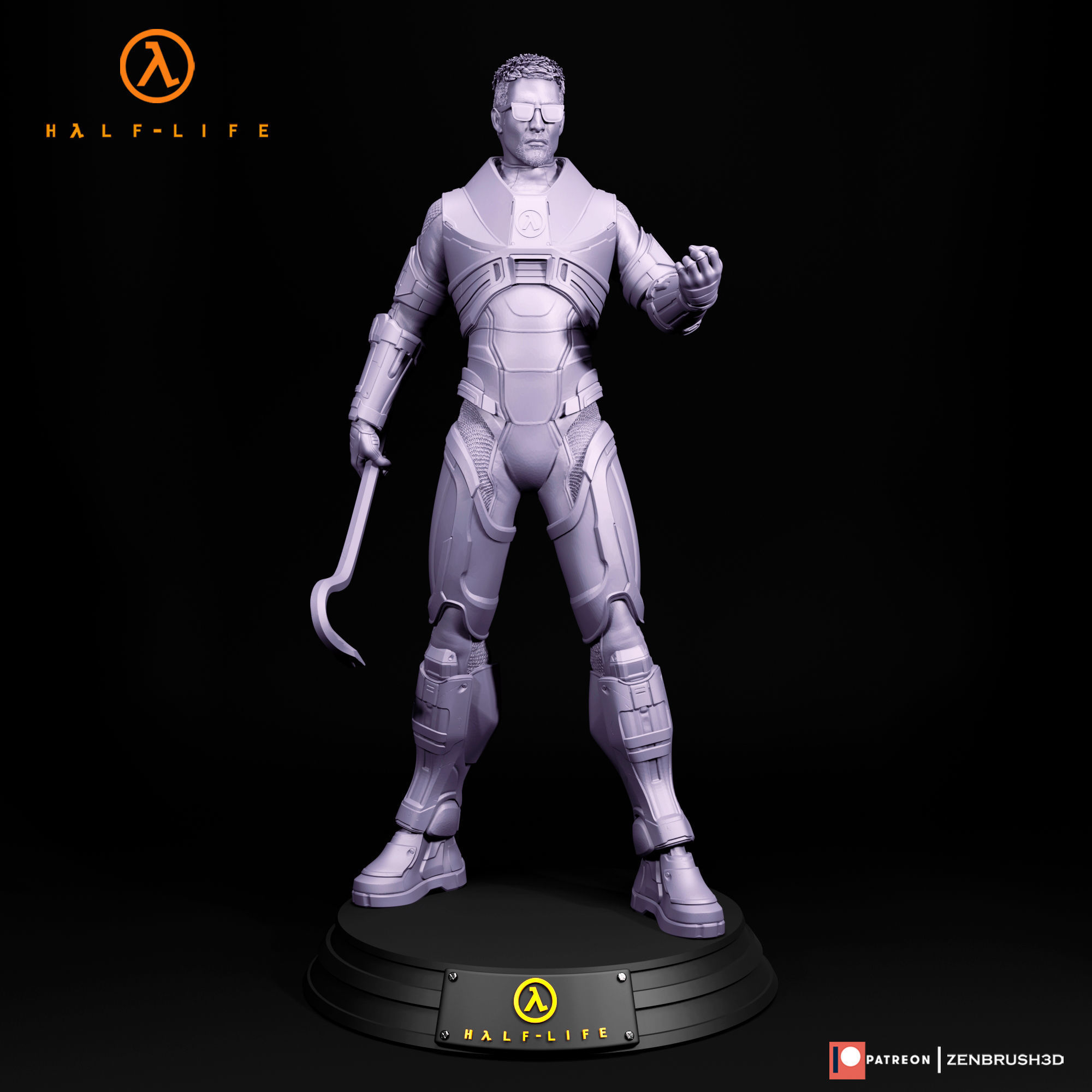 HALF LIFE - GORDON FREEMAN 3D PRINTING 3D print model_3