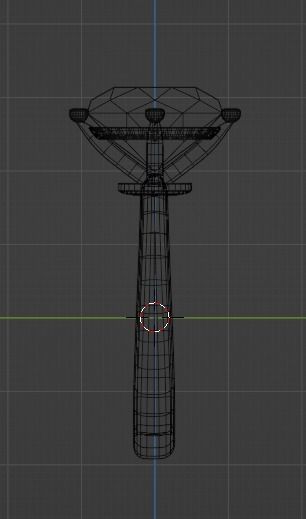 Ring with a diamond in the middle 3D model_5