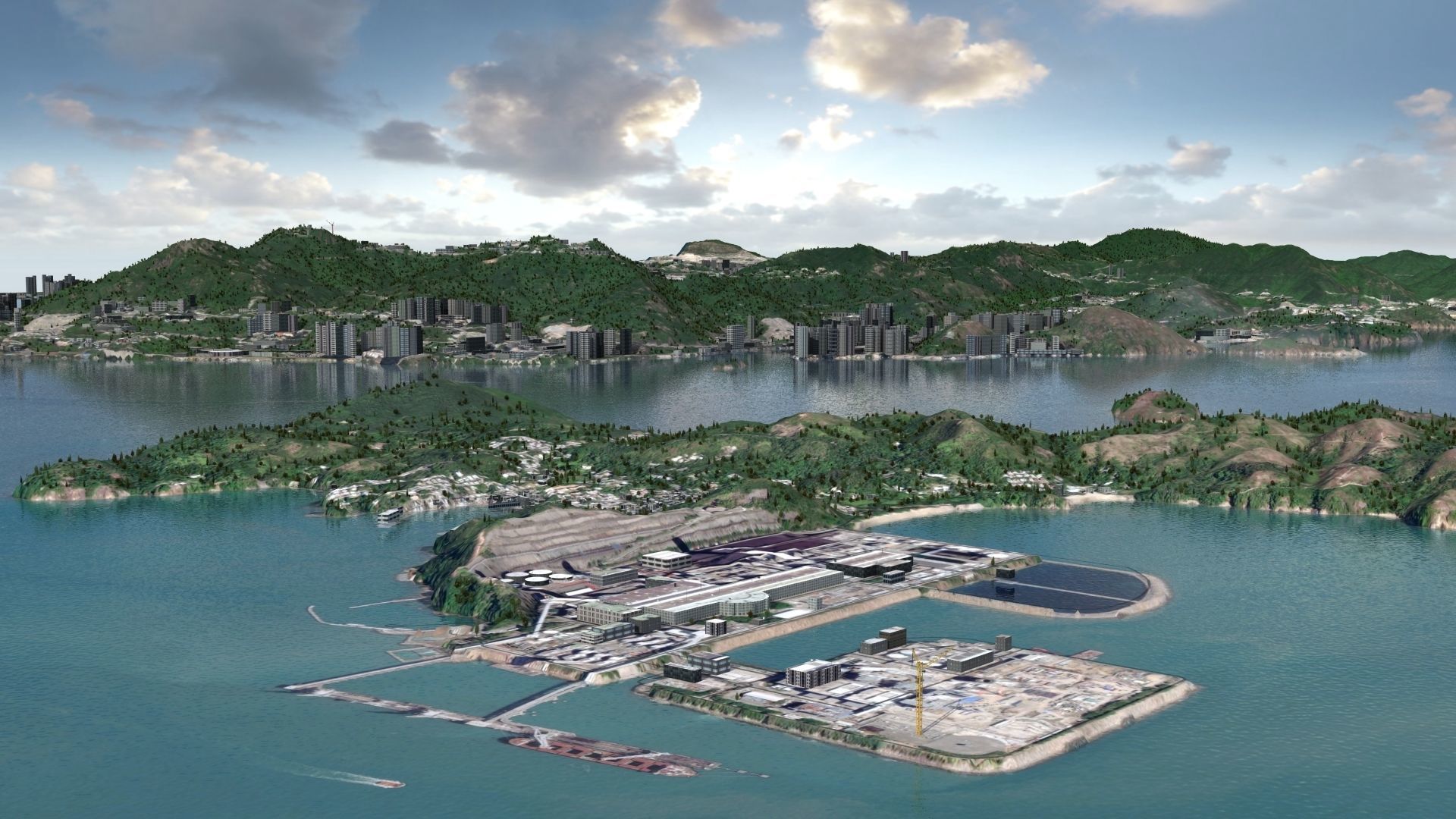Hong Kong City 3D model_6