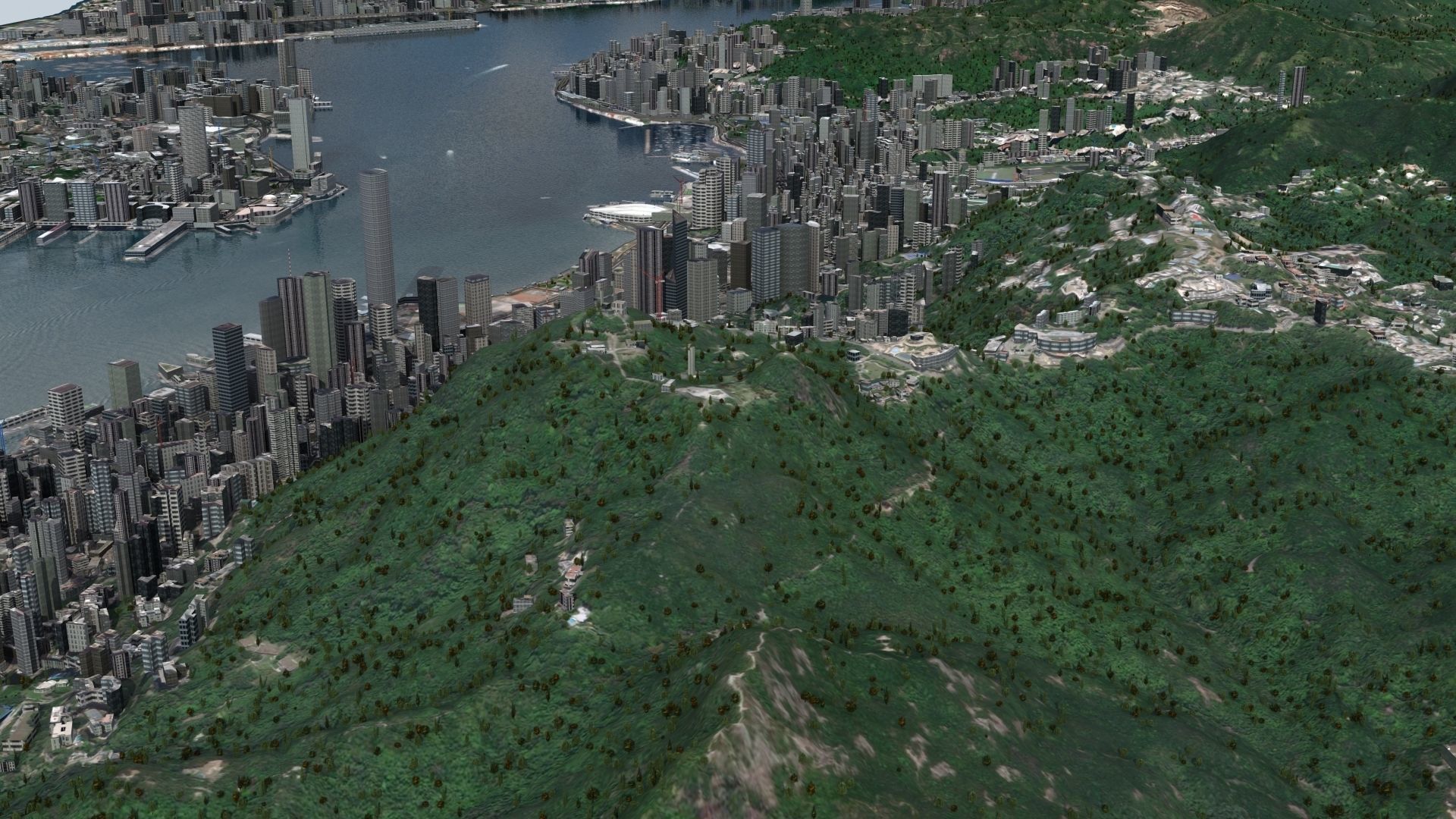 Hong Kong City 3D model_10
