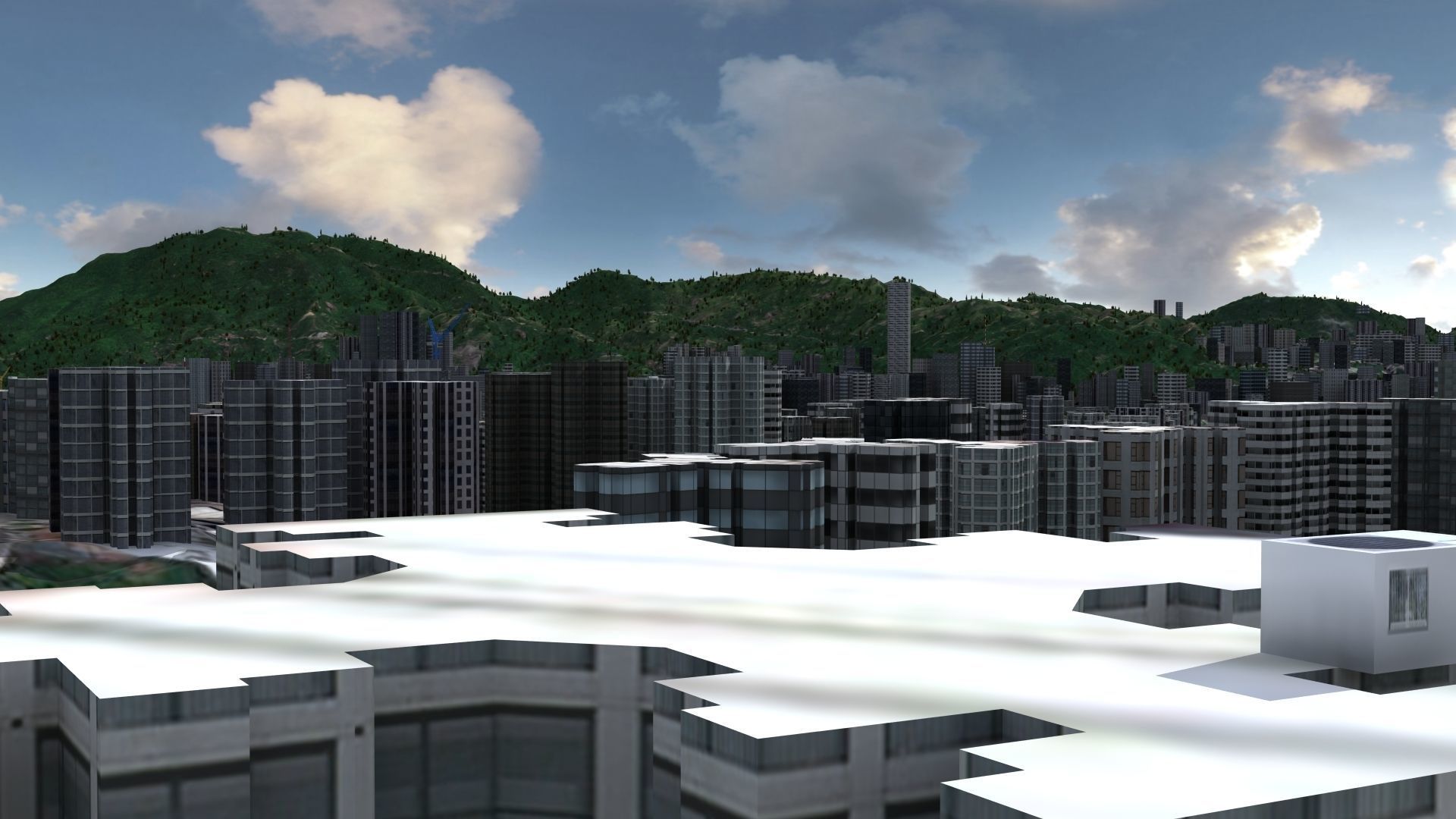 Hong Kong City 3D model_16