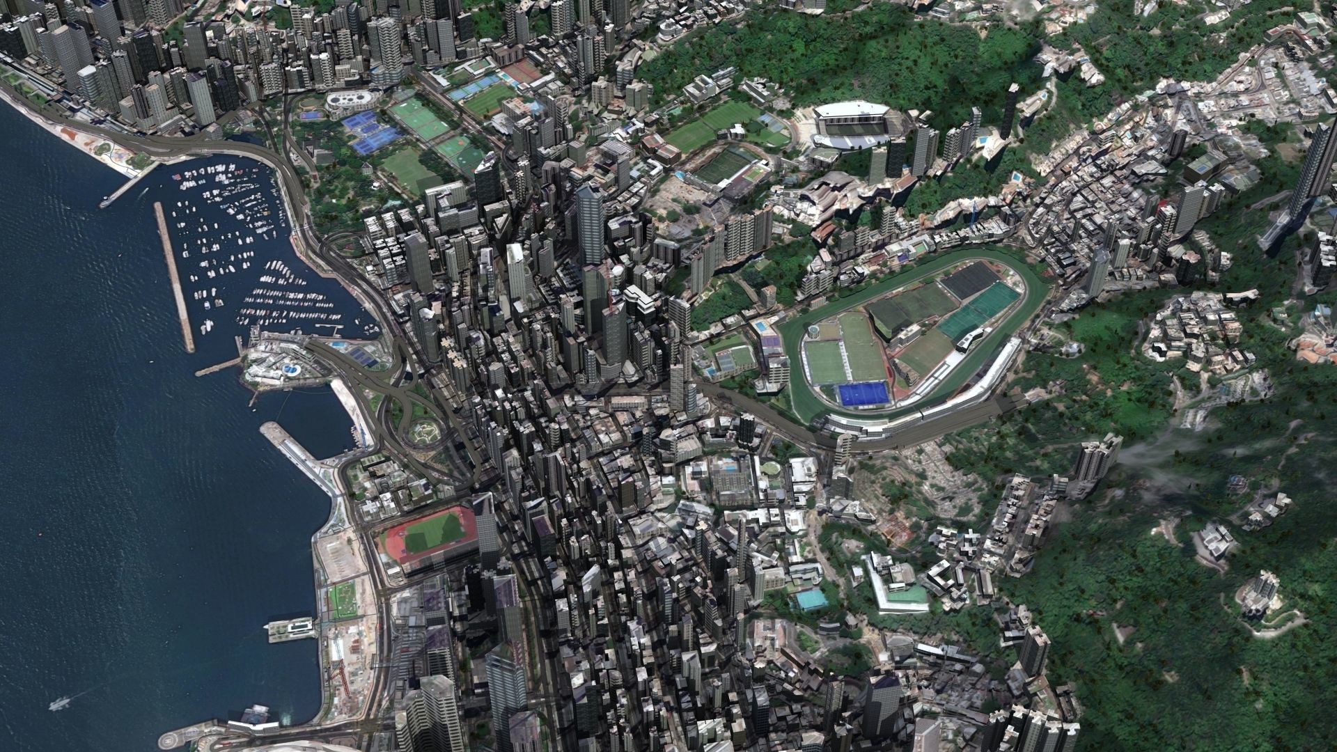Hong Kong City 3D model_23