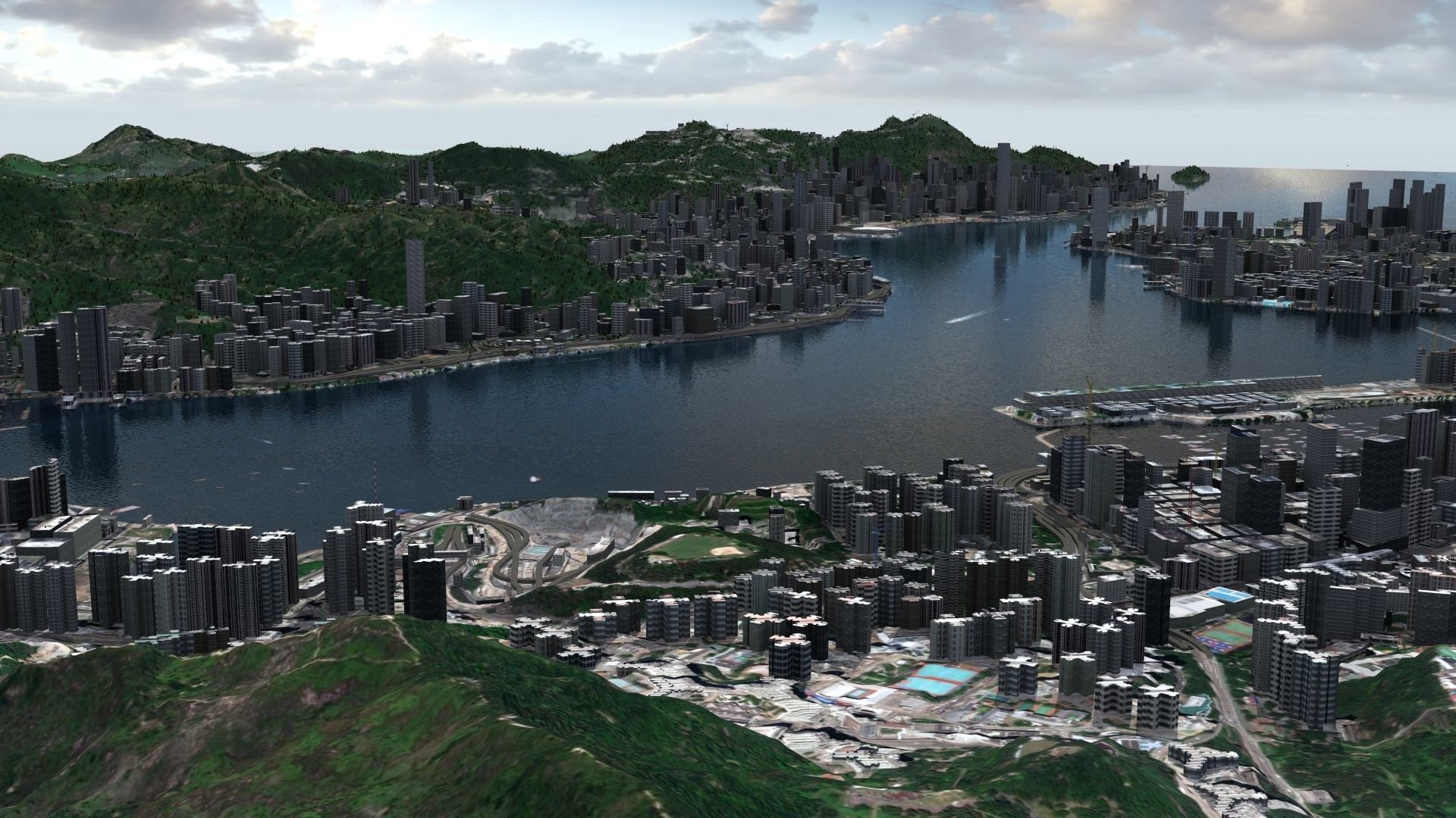 Hong Kong City 3D model_30