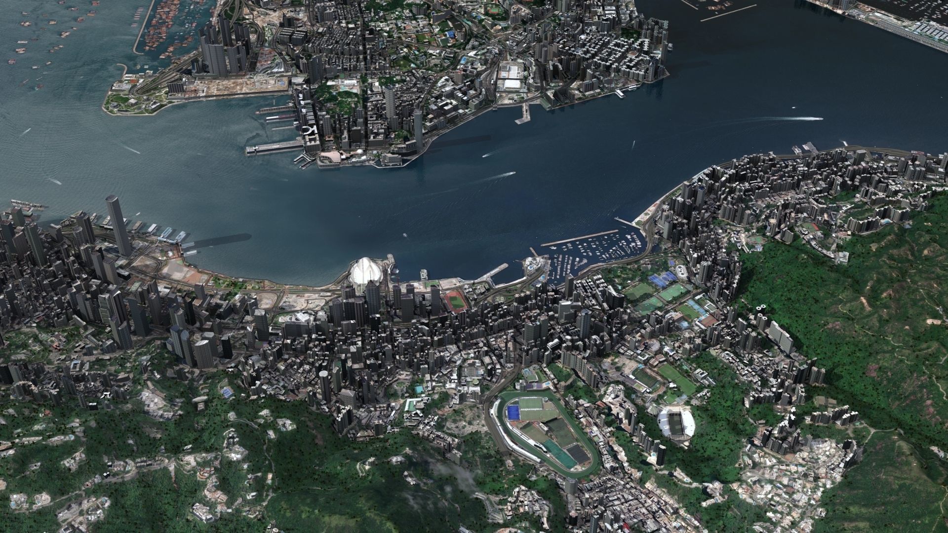 Hong Kong City 3D model_5