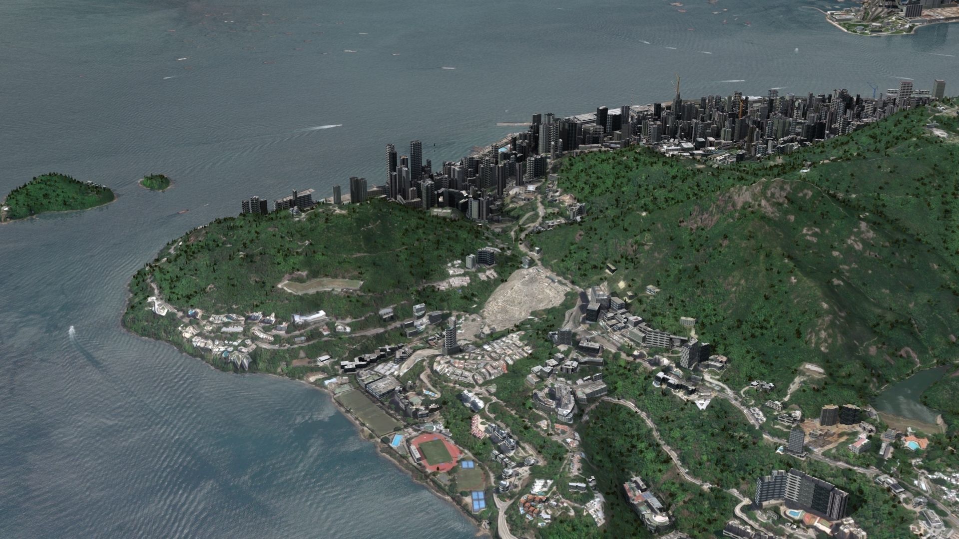 Hong Kong City 3D model_7