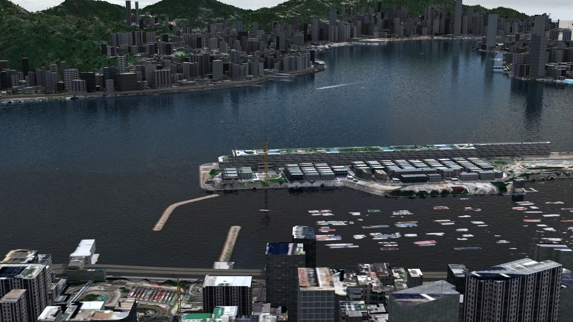 Hong Kong City 3D model_13