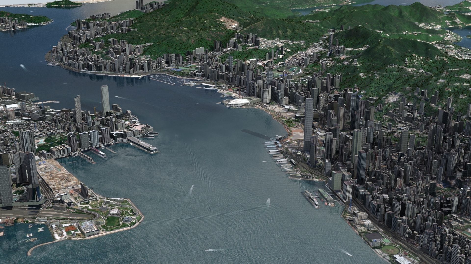 Hong Kong City 3D model_32