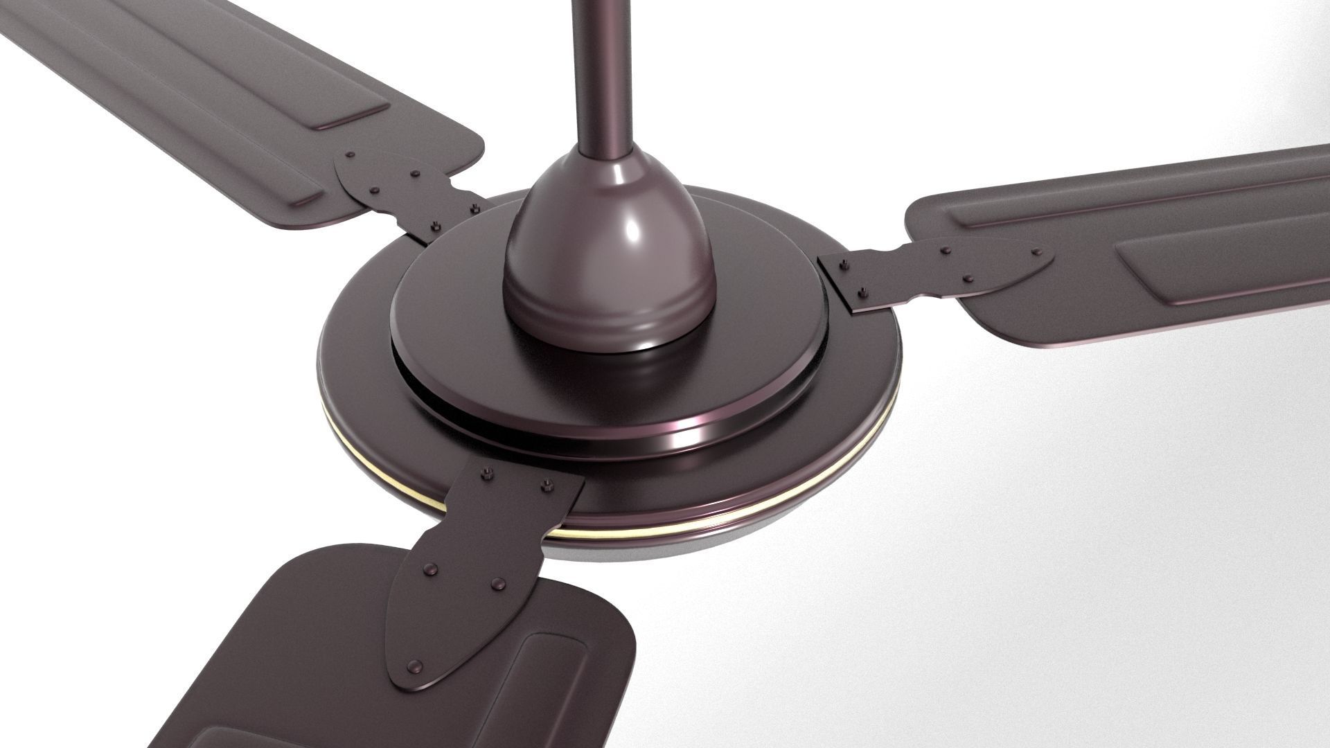 Ceiling Fan 06 Low-poly 3D model_5