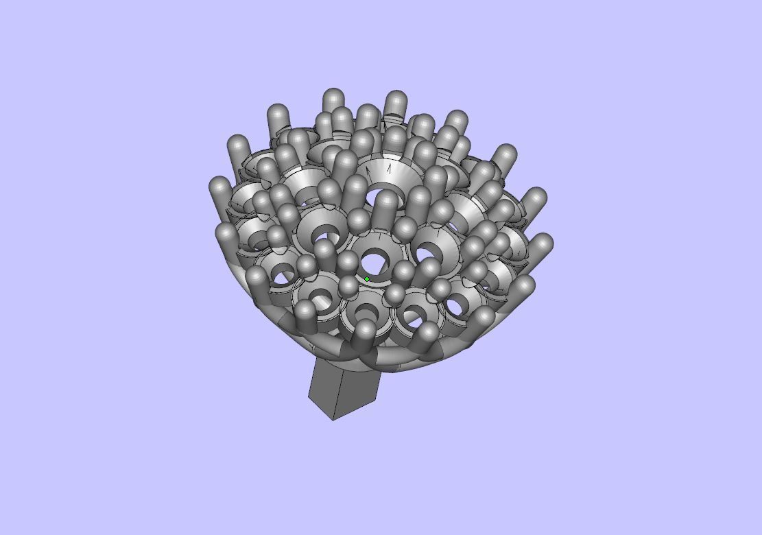 Women s Two piece solitaire ring 3D print model_3