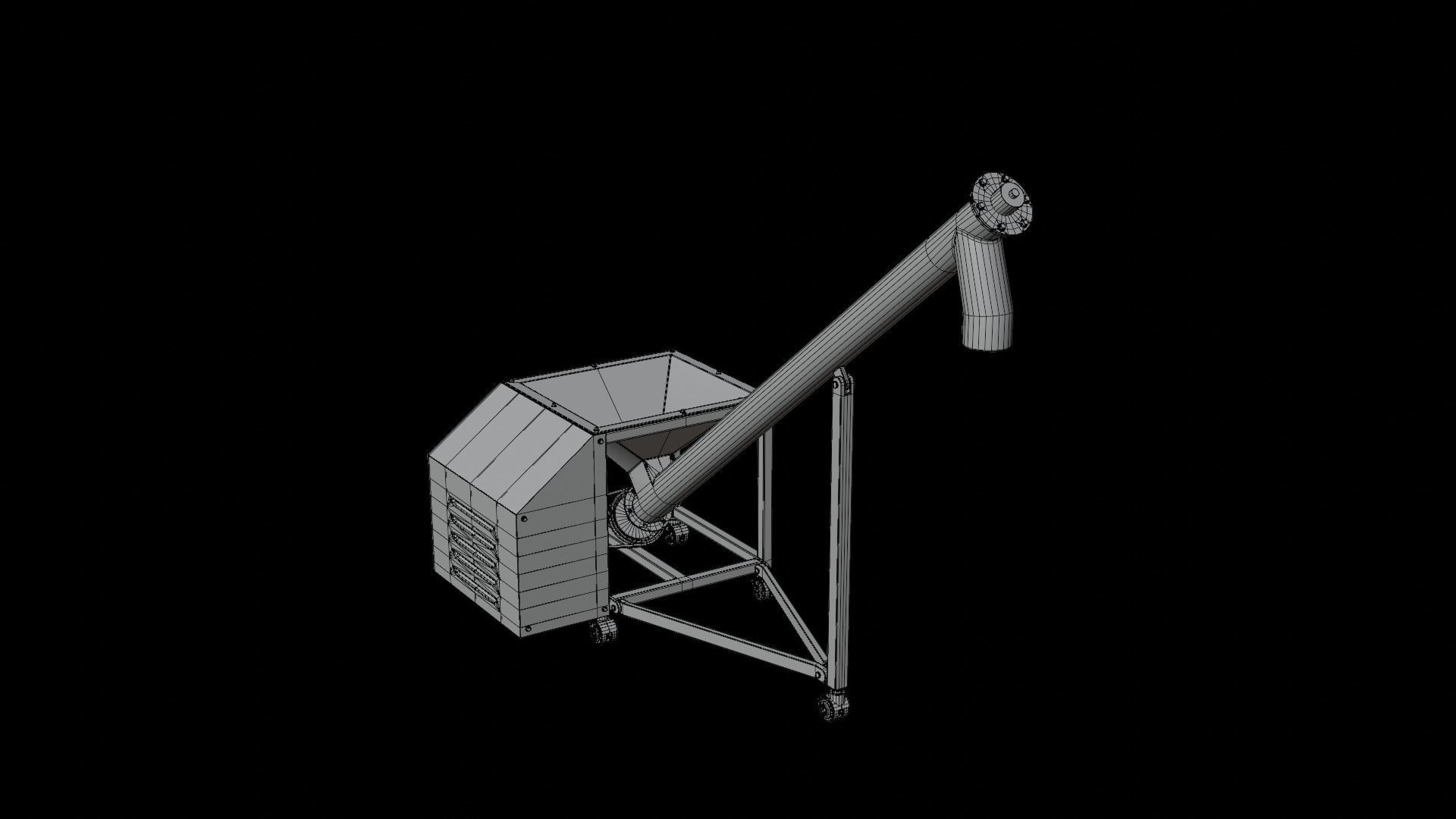 Screw Conveyor 3D model_16