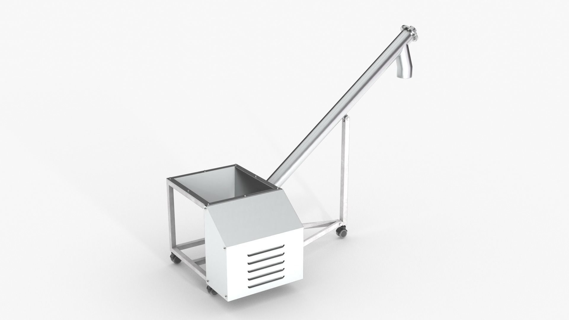 Screw Conveyor 3D model_4