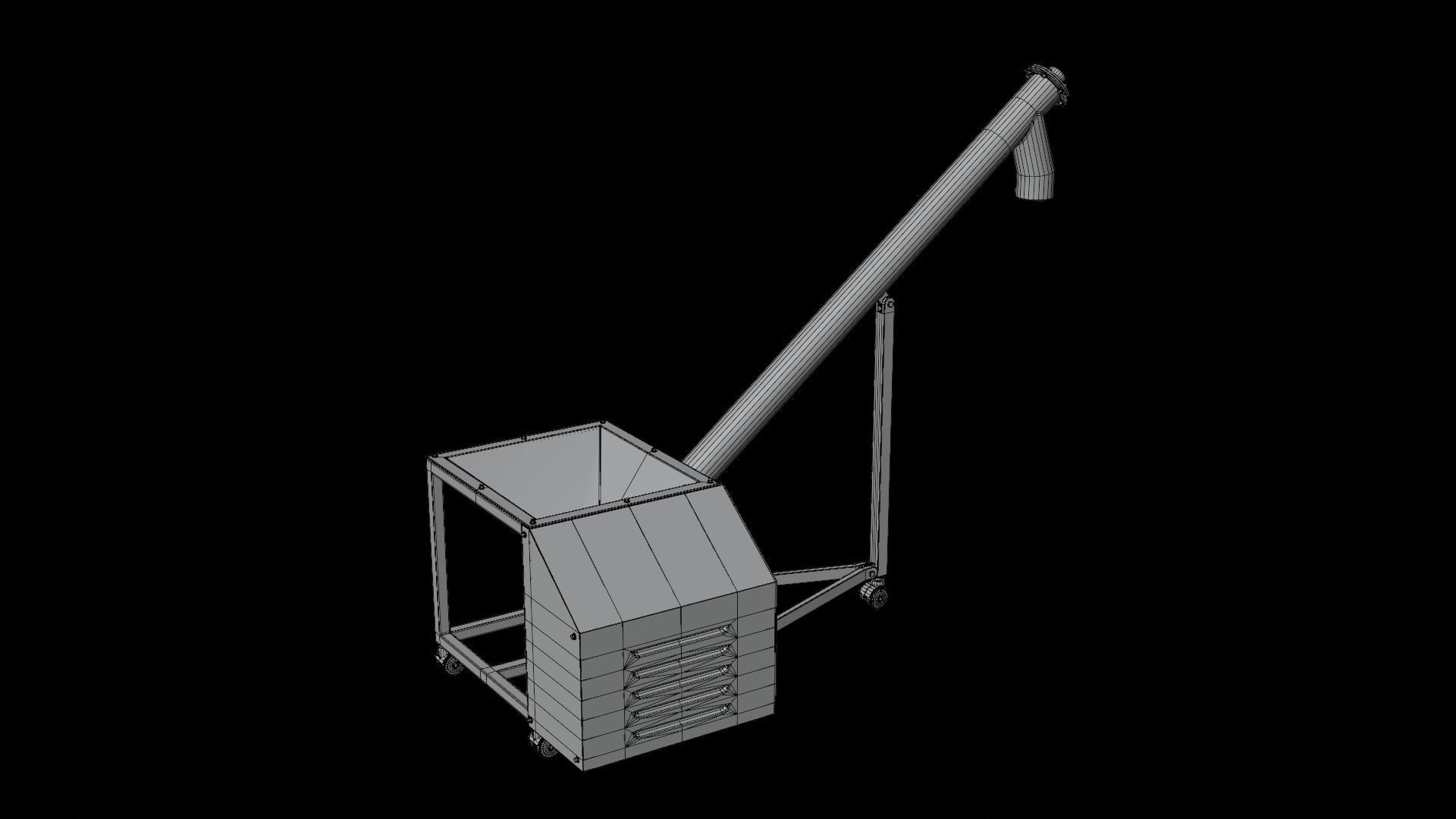 Screw Conveyor 3D model_15