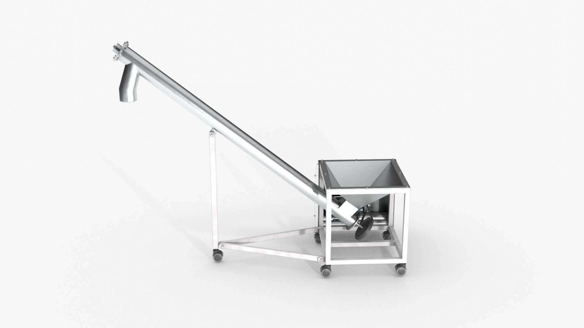 Screw Conveyor 3D model_11