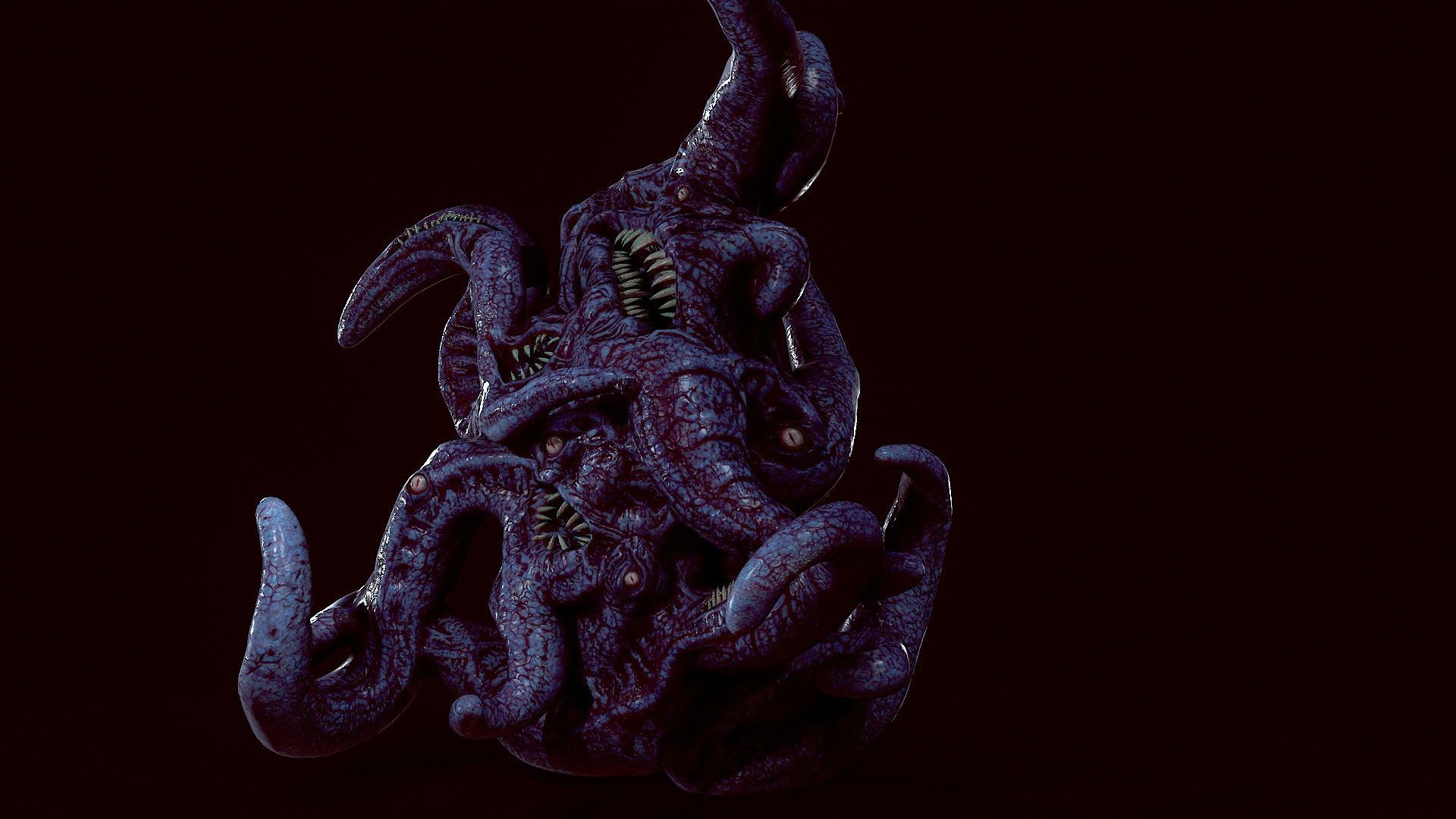 Abomination Low-poly 3D model_2