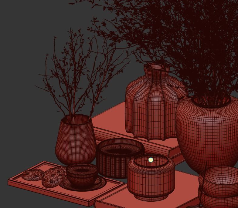 Decorative Set 02 3D model_18