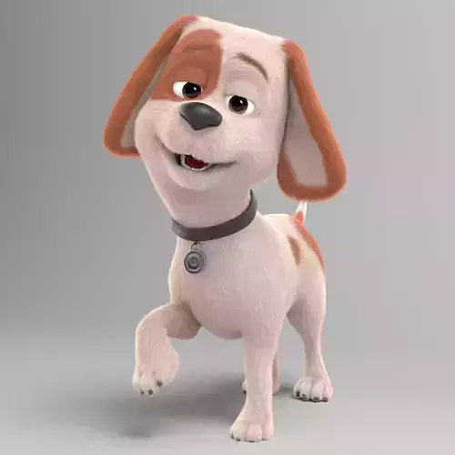 Ruby cartoon dog  Maya Rig 