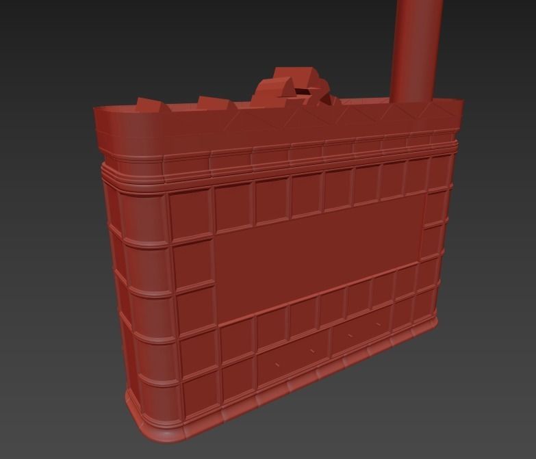 Fireplace 3D model_6