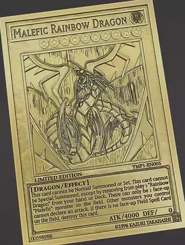 malefic rainbow dragon - yugioh