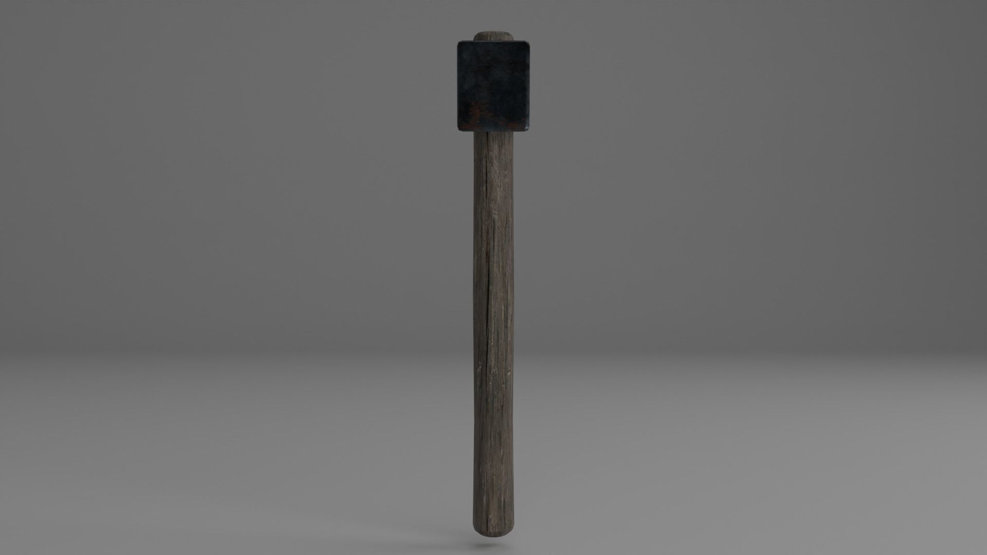 Medieval Hammer Free low-poly 3D model_2