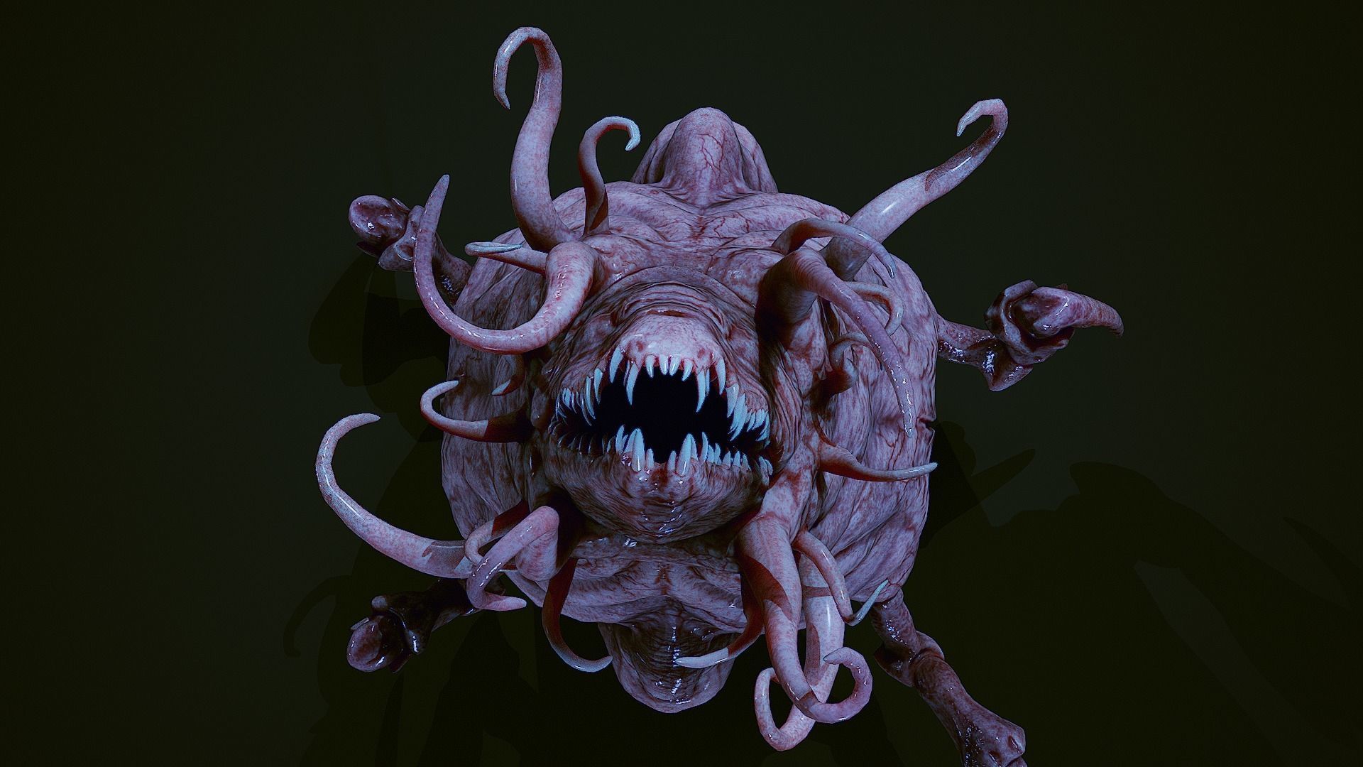 3D model Lovecraftian god VR / AR / low-poly | CGTrader