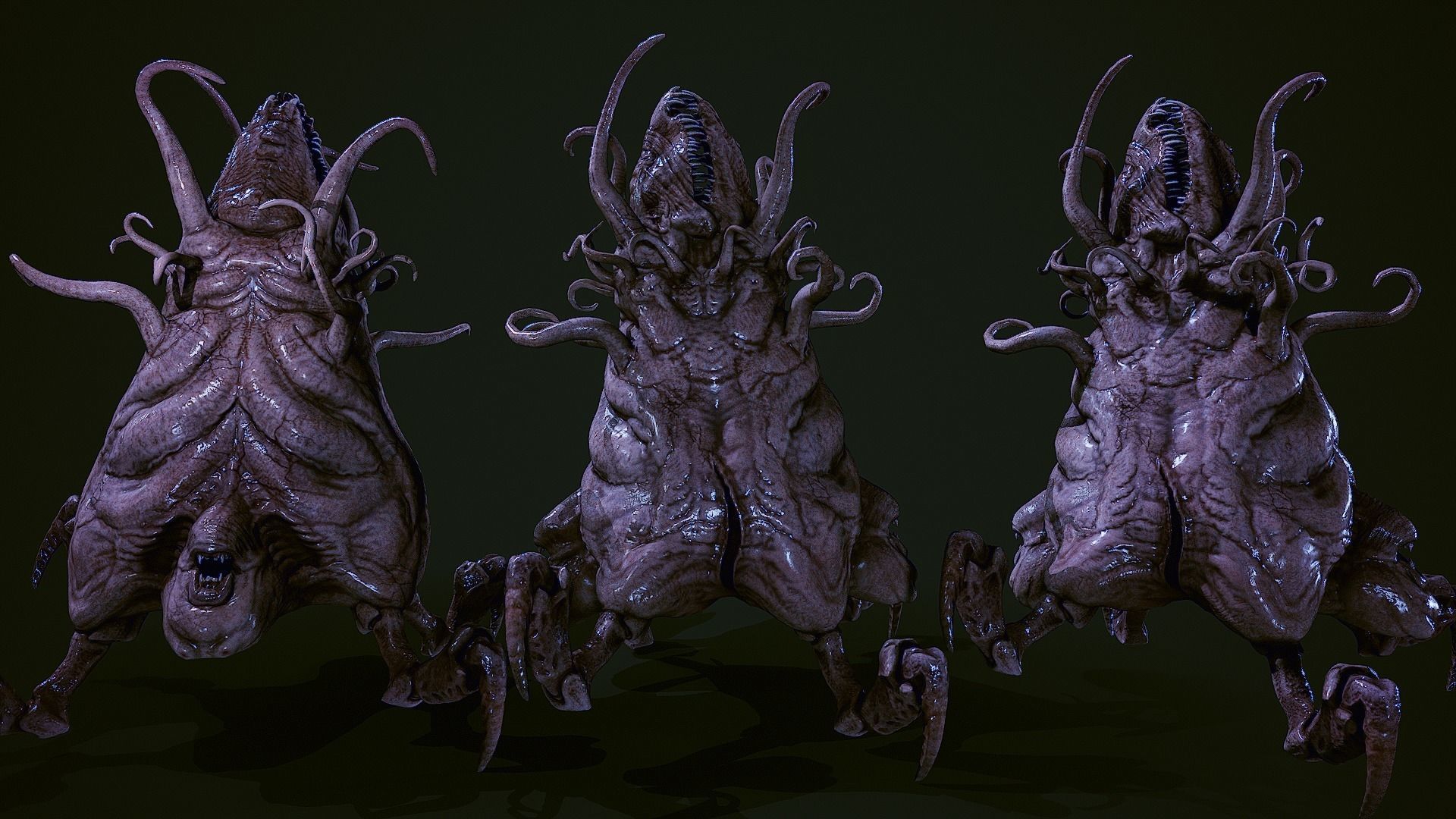 3D model Lovecraftian god VR / AR / low-poly | CGTrader