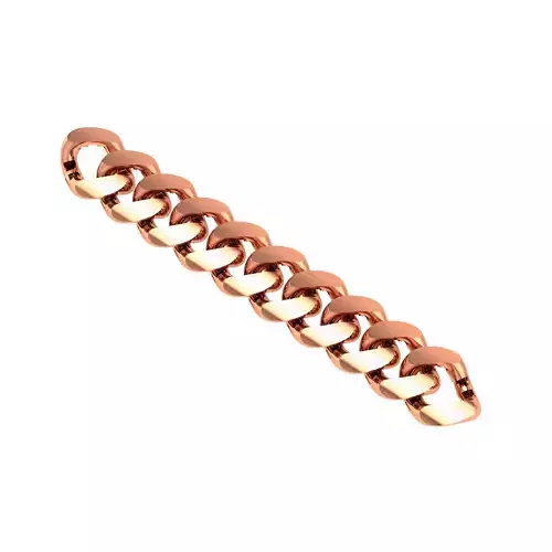 10 -8 MM Miami Cuban Link Chain Bracelet Necklace 3D print model