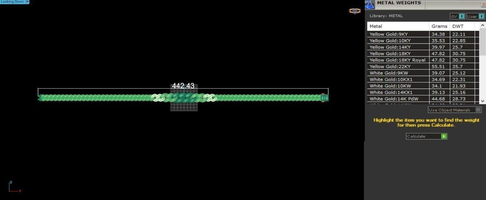 Cuban Chain Necklace 3D print model_6