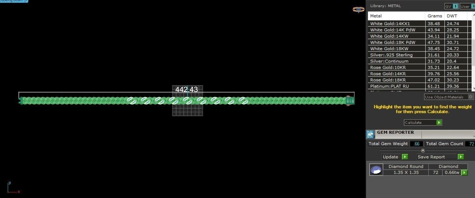 12  - 9 MM Diamond Cuban Link Chain Necklace 3D print model_6